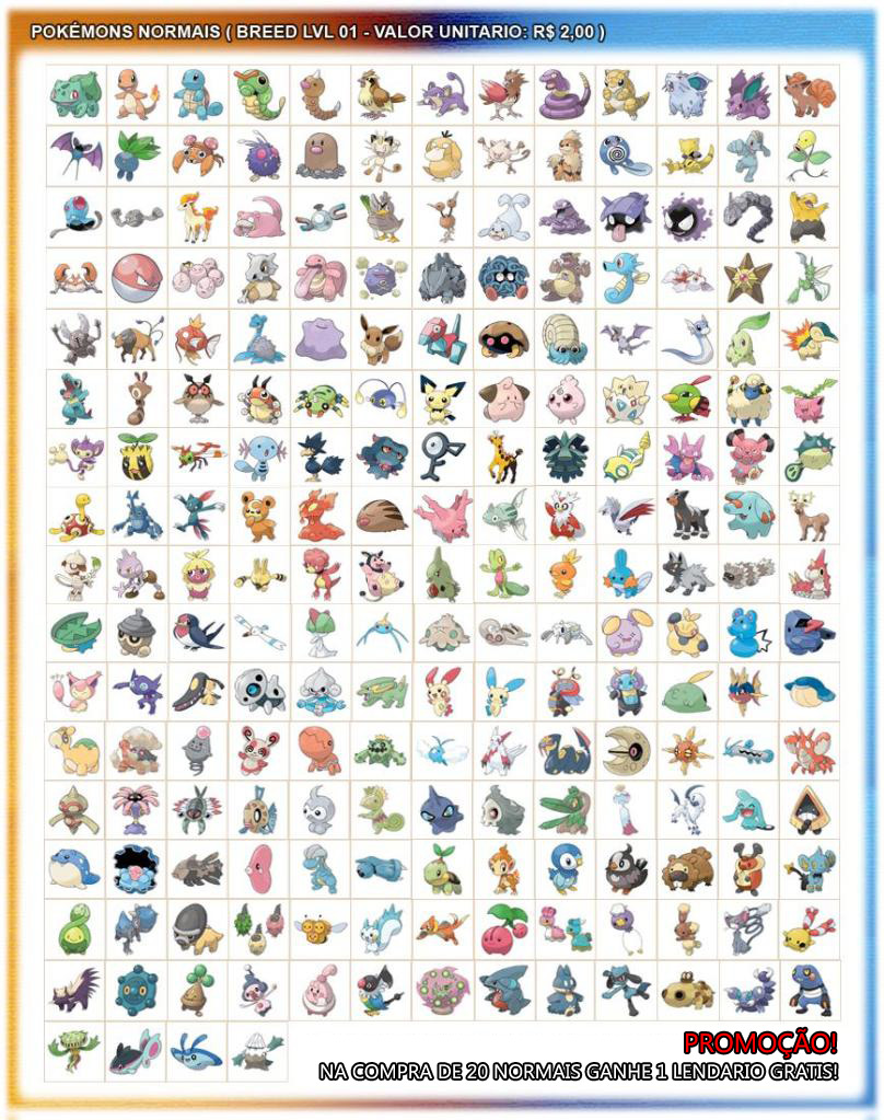 Pokemon Diamond Chart